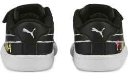 Buty dziecięce Puma Smash v2 Home School czarne 386201 01