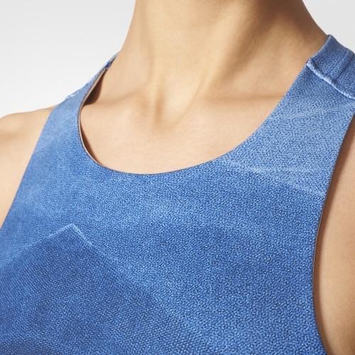 Bluzka Adidas Crop Top Graph Mlg Blue BQ5857