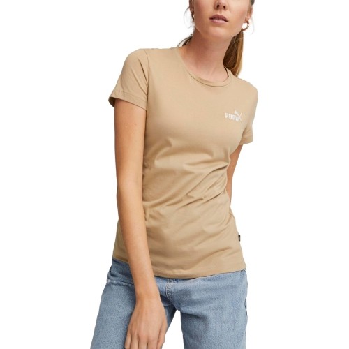 Bluzka damska Puma Ess+ Embroidery kremowa 848331 89