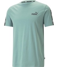 Puma koszulka męska Ess+ Tape Tee Green 847382 85