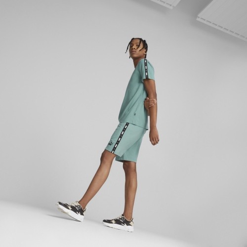 Puma koszulka męska Ess+ Tape Tee Green 847382 85