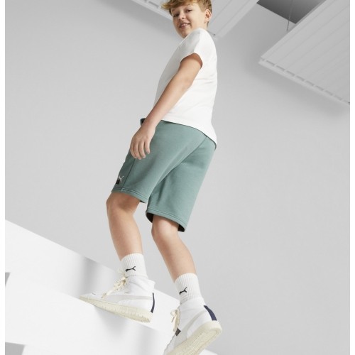 Puma szorty młodzieżowe Ess+ 2 Col Green 586989 84