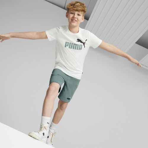 Puma szorty młodzieżowe Ess+ 2 Col Green 586989 84