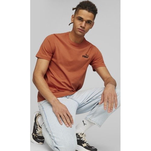 Puma Marškinėliai Vyrams Ess Logo Tee Orange 586669 94