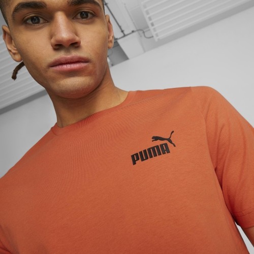 Puma Marškinėliai Vyrams Ess Logo Tee Orange 586669 94