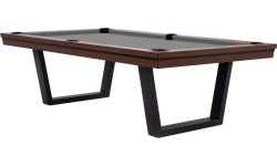 Stół bilardowy / stół do jadalni, Rasson Madrid, orzech, 8 stóp, obrus klubowy żółto-zielony