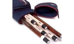 Twardy futerał na kije, Cuetec Pro Line, granatowy, 2x4, 85 cm