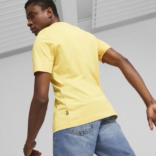 Puma Marškinėliai Vyrams Graphics Summer Tee Yellow 674482 40