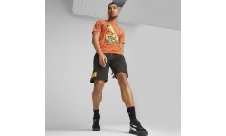 Puma Graphics Court Tee koszulka męska Chili Orange 674481 94