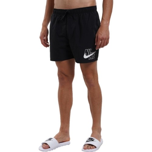 Nike Šortai Vyrams Logo Solid 5"In Short Black NESSA566 001