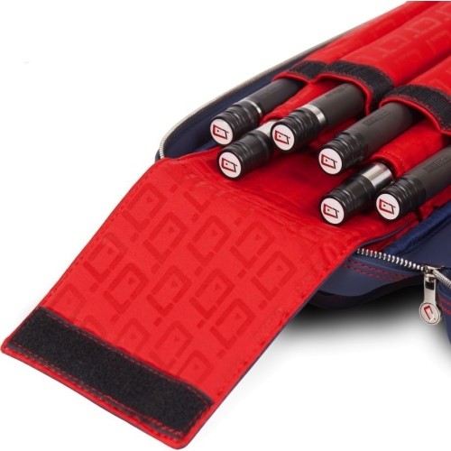 Miękki futerał na kije, Cuetec Pro Line, granatowy, 4x8, 85 cm