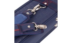 Miękki futerał na kije, Cuetec Pro Line, granatowy, 4x8, 85 cm