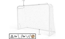 BERG SportsGoal - Zestaw uchwytów sprężynowych