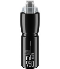 Bidon ELITE Jet Plus 950 ml, błyszczący czarny