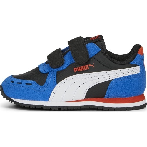 Buty dziecięce Puma Cabana Racer SL 20 V Inf, czarno-niebieskie 383731 07