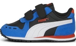 Buty dziecięce Puma Cabana Racer SL 20 V Inf, czarno-niebieskie 383731 07