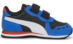 Buty dziecięce Puma Cabana Racer SL 20 V Inf, czarno-niebieskie 383731 07