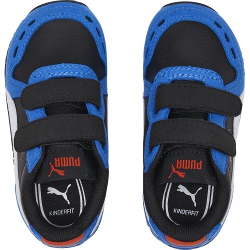 Buty dziecięce Puma Cabana Racer SL 20 V Inf, czarno-niebieskie 383731 07