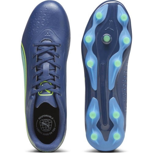 Buty piłkarskie męskie Puma King Match FG/AG Persian Blue 107570 02