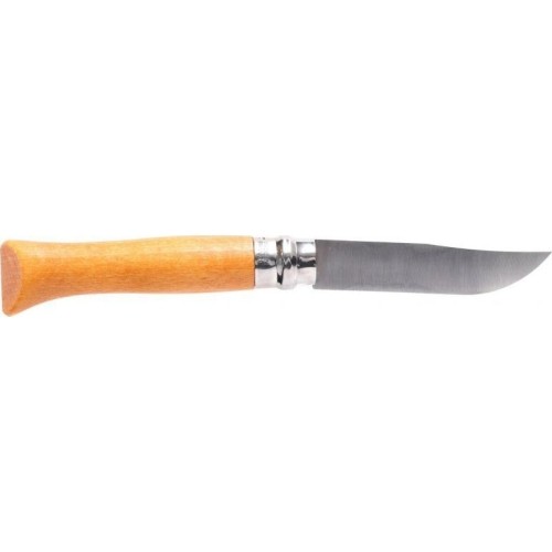 Nóż Opinel 9 carbon z rękojeścią bukową w blistrze