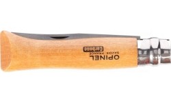 Nóż Opinel 9 carbon z rękojeścią bukową w blistrze