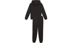 Dres sportowy dla młodzieży Puma Power Sweat Suit, czarno-żółty 679999 51
