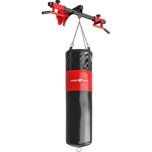 Wielofunkcyjny drążek ścienny/sufitowy z uchwytem na worek treningowy Marbo MS-D202 - 120x55 cm