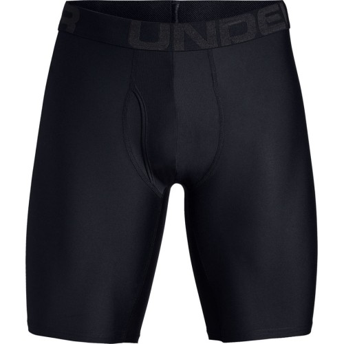 Męskie bokserki Under Armour Tech 9in - 2-Pack - Black