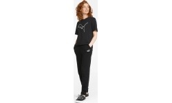 Spodnie dresowe damskie Puma Ess+ Embroidery Black 847093 01