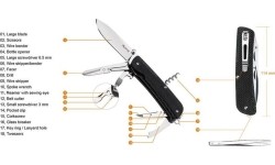 Ruike LD31-B nóż kieszonkowy, wielofunkcyjny