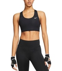 Stanik sportowy Nike Swoosh Bra Non Pad, czarny BV3630 010