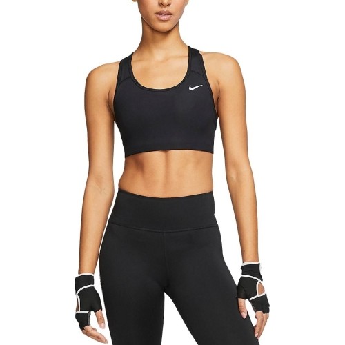 Stanik sportowy Nike Swoosh Bra Non Pad, czarny BV3630 010
