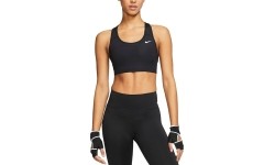 Stanik sportowy Nike Swoosh Bra Non Pad, czarny BV3630 010