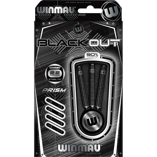 Rzutki Winmau Blackout ze stalowym grotem 22 g