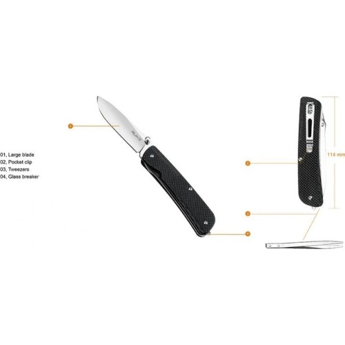 Ruike LD11-B nóż kieszonkowy, wielofunkcyjny