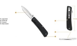 Ruike LD11-B nóż kieszonkowy, wielofunkcyjny