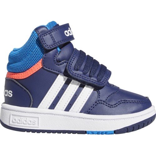 Buty dziecięce Adidas Hoops Mid 3.0 AC I niebieskie GW0406