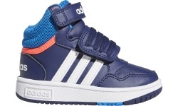 Buty dziecięce Adidas Hoops Mid 3.0 AC I niebieskie GW0406