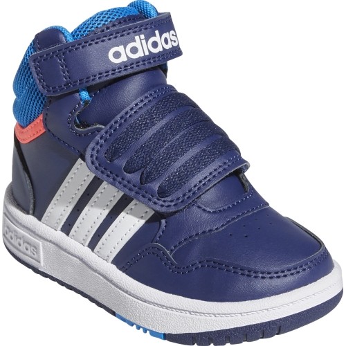 Buty dziecięce Adidas Hoops Mid 3.0 AC I niebieskie GW0406