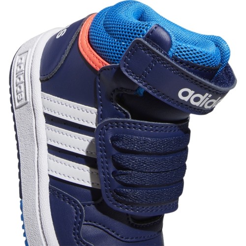 Buty dziecięce Adidas Hoops Mid 3.0 AC I niebieskie GW0406