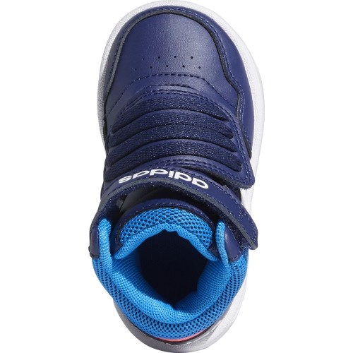 Buty dziecięce Adidas Hoops Mid 3.0 AC I niebieskie GW0406