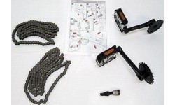 Zębatka z pedałami do gokarta Berg GranTour - 140, 22T + łańcuch (2x)