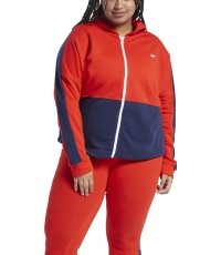 Damski sweter Reebok, niebieski/czerwony