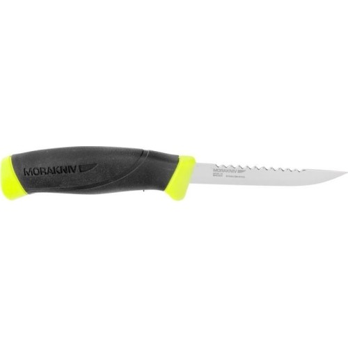 Nóż Morakniv Fishing Comfort Scaler 098 z ząbkami, stal nierdzewna