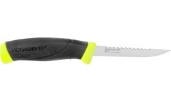 Nóż Morakniv Fishing Comfort Scaler 098 z ząbkami, stal nierdzewna