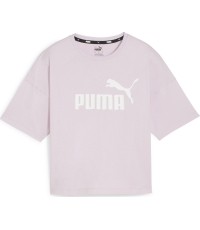 Bluzka damska Puma Ess Cropped Logo różowa 586866 60