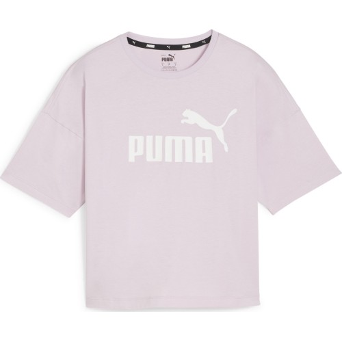 Bluzka damska Puma Ess Cropped Logo różowa 586866 60