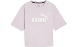 Bluzka damska Puma Ess Cropped Logo różowa 586866 60