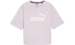 Bluzka damska Puma Ess Cropped Logo różowa 586866 60