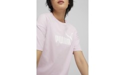 Bluzka damska Puma Ess Cropped Logo różowa 586866 60